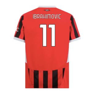 2024-2025 AC Milan Home Shirt (Ibrahimovic 11)