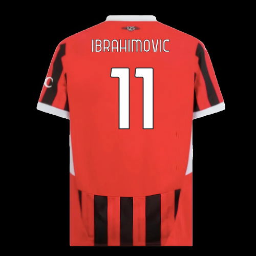 2024-2025 AC Milan Home Shirt (Ibrahimovic 11)