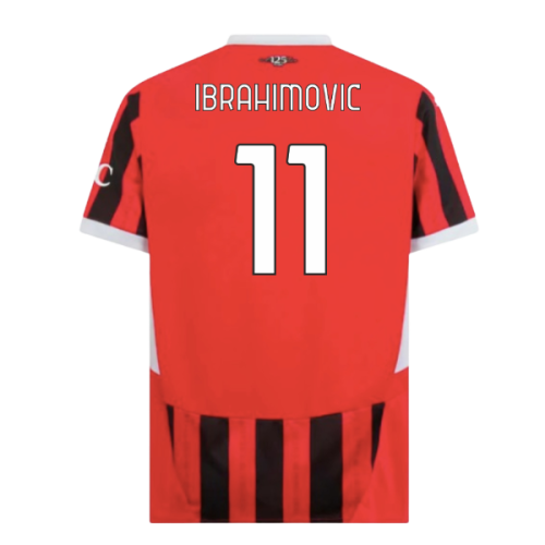 2024-2025 AC Milan Home Shirt (Ibrahimovic 11)