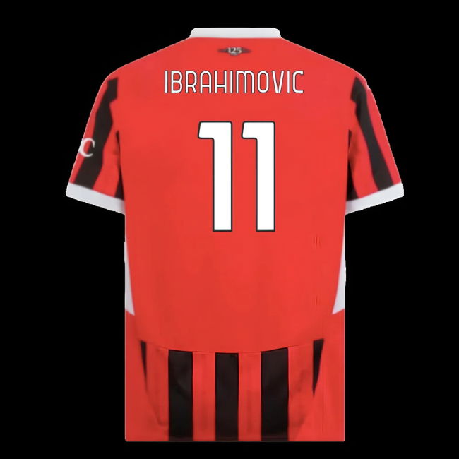 2024-2025 AC Milan Home Shirt (Ibrahimovic 11)