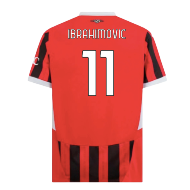 2024-2025 AC Milan Home Shirt (Ibrahimovic 11)