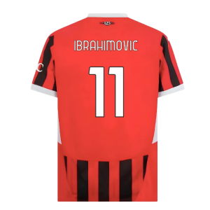 2024-2025 AC Milan Home Shirt (Ibrahimovic 11)