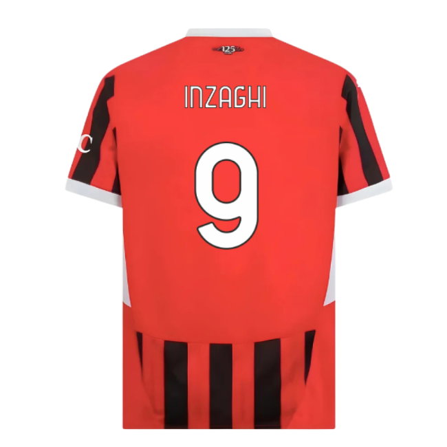 2024-2025 AC Milan Home Shirt (Inzaghi 9)