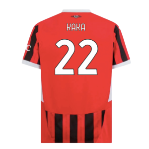 2024-2025 AC Milan Home Shirt (Kaka 22)