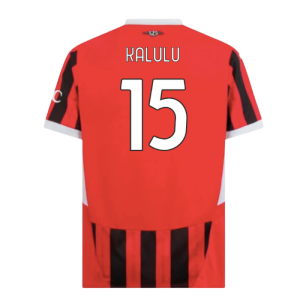 2024-2025 AC Milan Home Shirt (Kalulu 15)