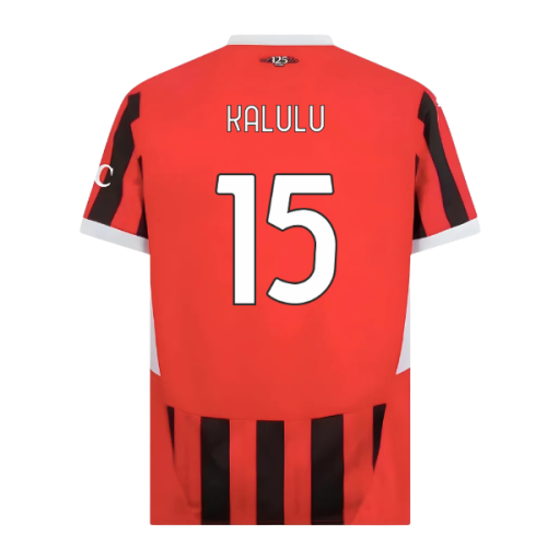 2024-2025 AC Milan Home Shirt (Kalulu 15)