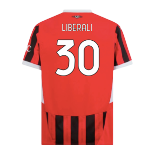 2024-2025 AC Milan Home Shirt (Liberali 30)