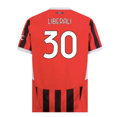 2024-2025 AC Milan Home Shirt (Liberali 30)