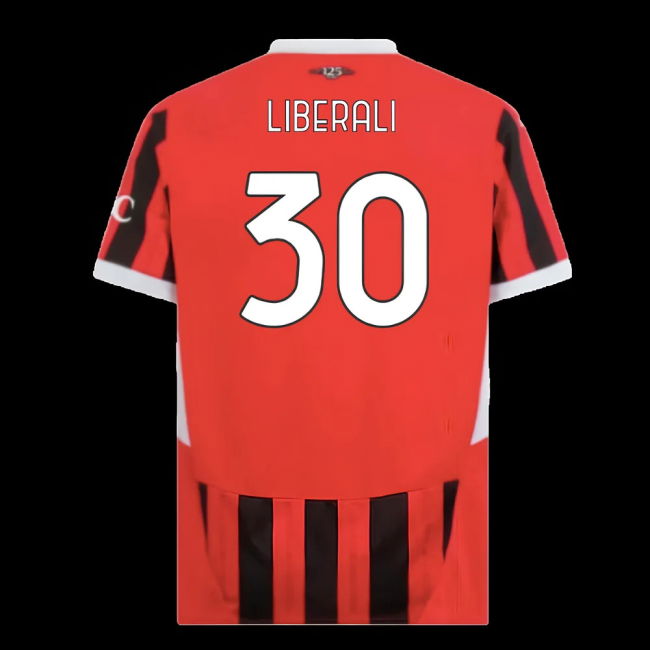 2024-2025 AC Milan Home Shirt (Liberali 30)