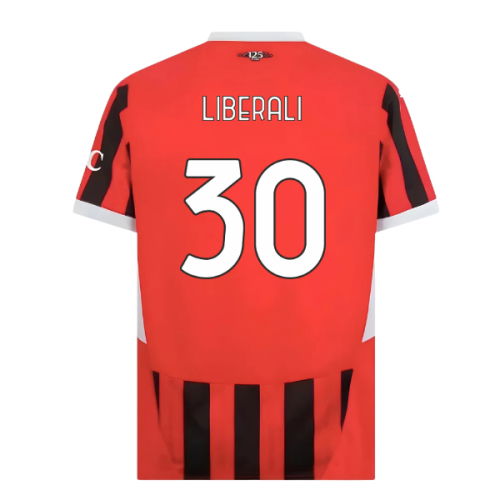 2024-2025 AC Milan Home Shirt (Liberali 30)