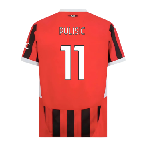 2024-2025 AC Milan Home Shirt (Pulisic 11)