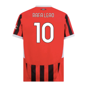 2024-2025 AC Milan Home Shirt (Rafa Leao 10)