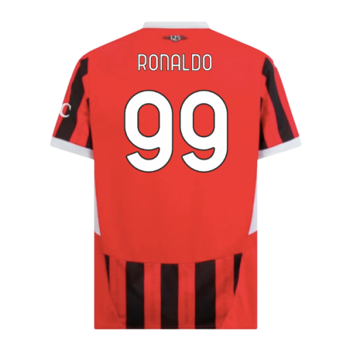 2024-2025 AC Milan Home Shirt (Ronaldo 99)