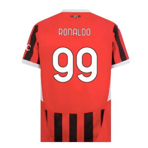 2024-2025 AC Milan Home Shirt (Ronaldo 99)