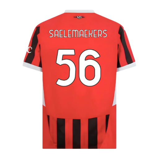 2024-2025 AC Milan Home Shirt (Saelemaekers 56)