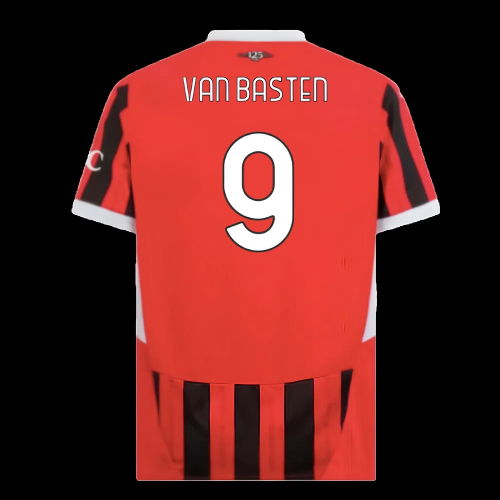 2024-2025 AC Milan Home Shirt (Van Basten 9)