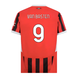 2024-2025 AC Milan Home Shirt (Van Basten 9)