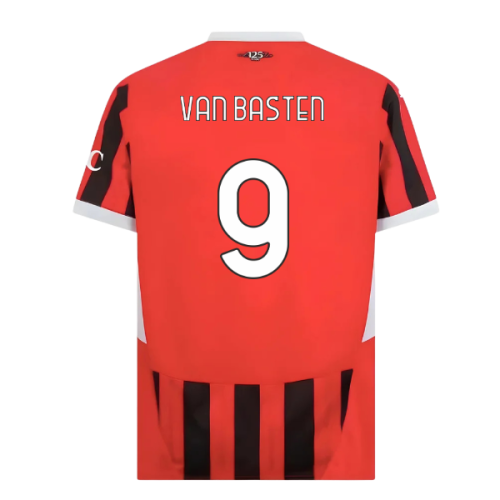 2024-2025 AC Milan Home Shirt (Van Basten 9)
