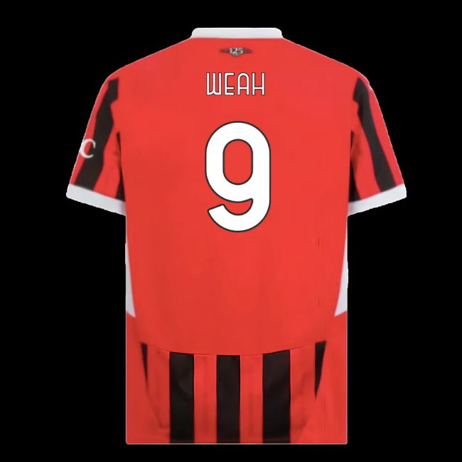 2024-2025 AC Milan Home Shirt (Weah 9)
