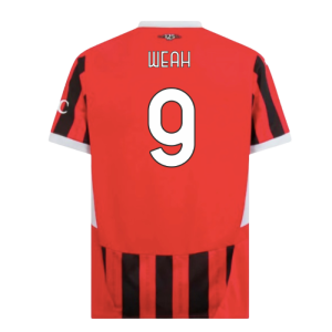 2024-2025 AC Milan Home Shirt (Weah 9)