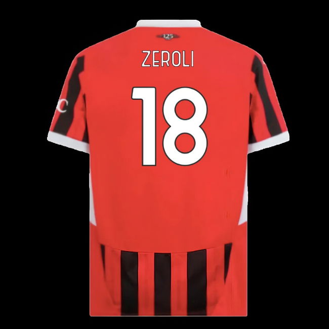 2024-2025 AC Milan Home Shirt (Zeroli 18)