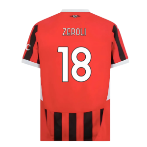 2024-2025 AC Milan Home Shirt (Zeroli 18)