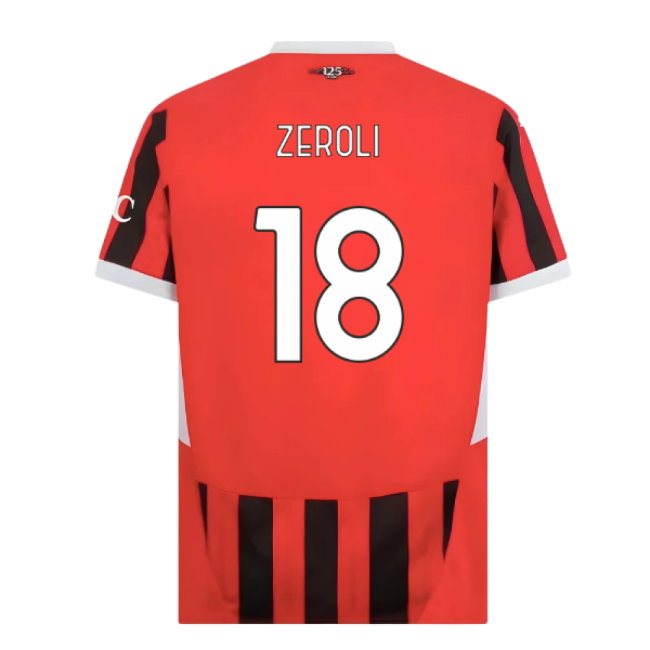 2024-2025 AC Milan Home Shirt (Zeroli 18)