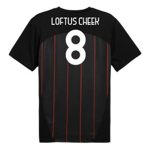 2024-2025 AC Milan Prematch SS Jersey (Black) (Loftus Cheek 8)