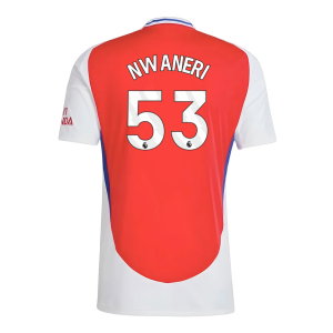 2024-2025 Arsenal Home Shirt (Nwaneri 53)