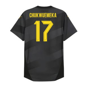 2024-2025 Borussia Dortmund Authentic Away Shirt (Chukwuemeka 17)