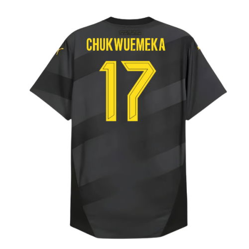 2024-2025 Borussia Dortmund Authentic Away Shirt (Chukwuemeka 17)