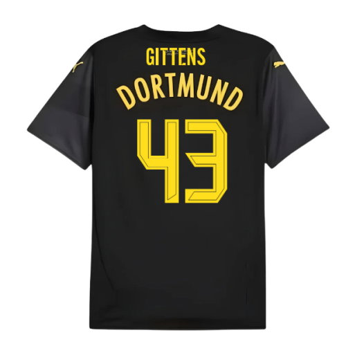 2024-2025 Borussia Dortmund Away Shirt (Gittens 43) 2024-2025 Borussia Dortmund Away Shirt (Gittens 43)