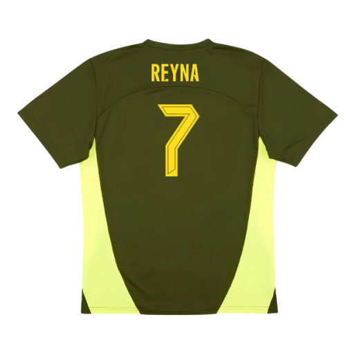 2024-2025 Borussia Dortmund Training Shirt (Myrtle) (Reyna 7)