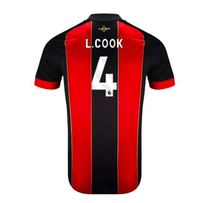 2024-2025 Bournemouth Home Shirt (L.Cook 4)
