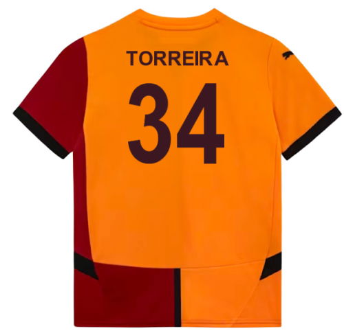2024-2025 Galatasaray Home Shirt (Kids) (Torreira 34)