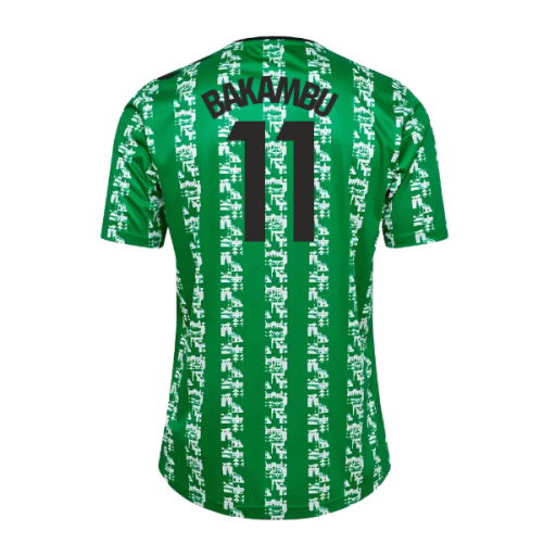 2024-2025 Real Betis Pre Game Jersey (Green) (Bakambu 11)