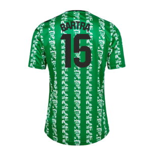 2024-2025 Real Betis Pre Game Jersey (Green) (Bartra 15)