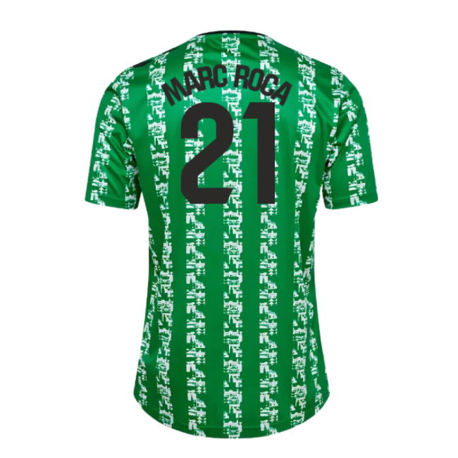 2024-2025 Real Betis Pre Game Jersey (Green) (Marc Roca 21)