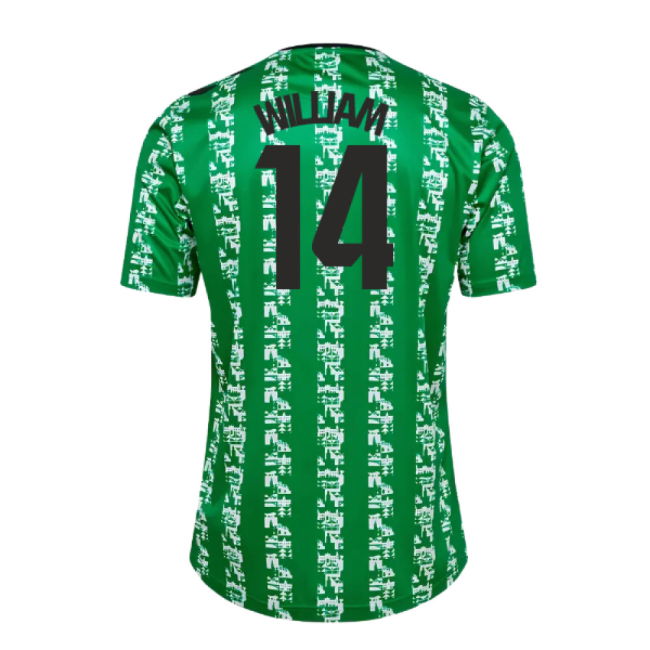 2024-2025 Real Betis Pre Game Jersey (Green) (WIlliam 14)