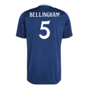2024-2025 Real Madrid Training Jersey (Navy) (Bellingham 5)