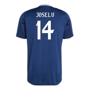 2024-2025 Real Madrid Training Jersey (Navy) (Joselu 14)