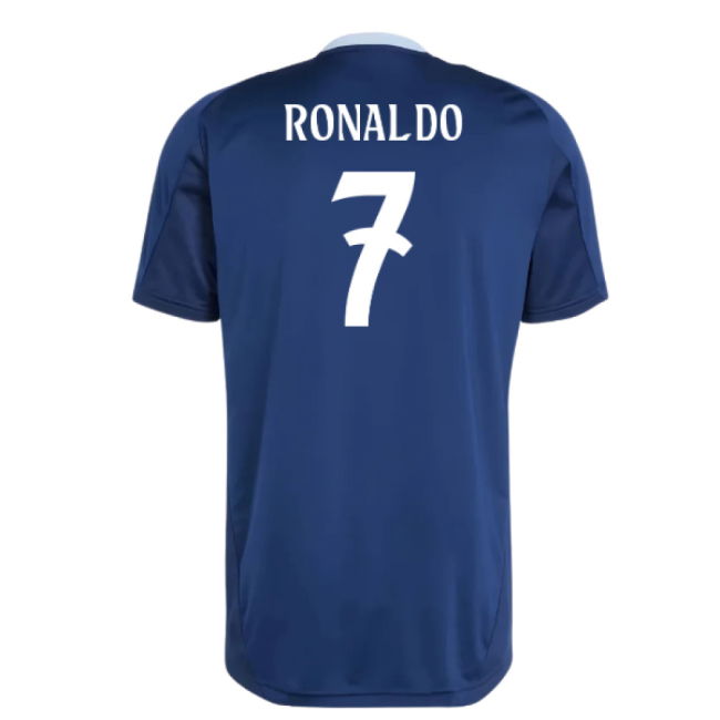 2024-2025 Real Madrid Training Jersey (Navy) (Ronaldo 7)