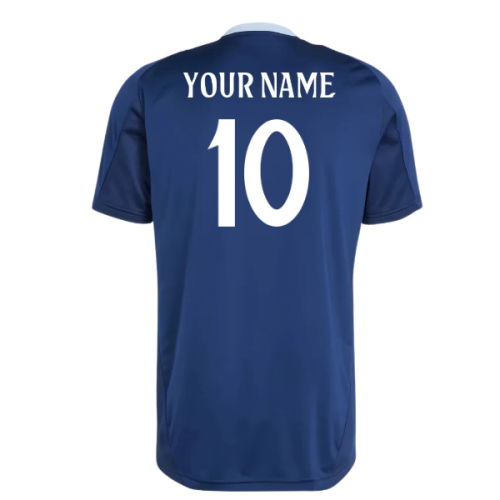 2024-2025 Real Madrid Training Jersey (Navy) (Your Name)