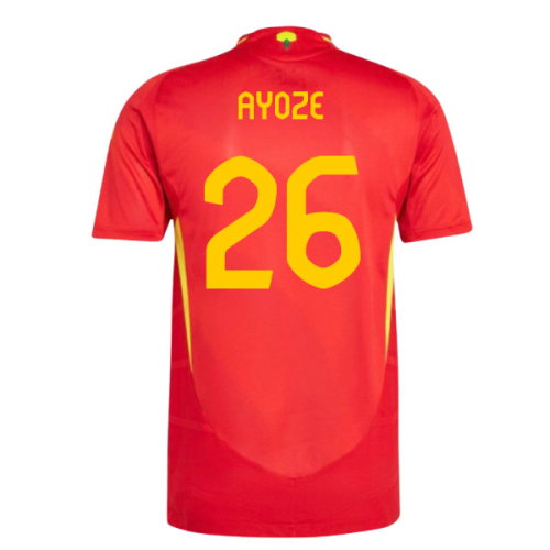 2024-2025 Spain Authentic Home Shirt (Ayoze 26)