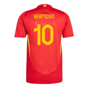 2024-2025 Spain Authentic Home Shirt (Hermoso 10)