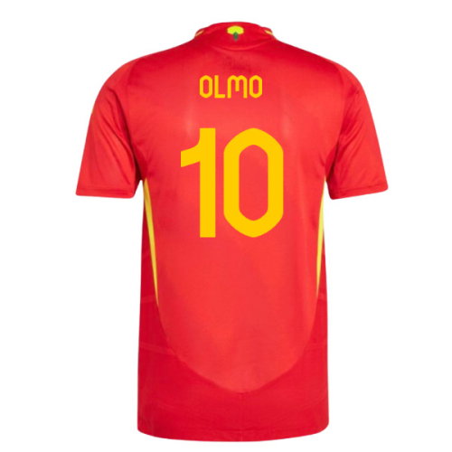 2024-2025 Spain Authentic Home Shirt (Olmo 10)