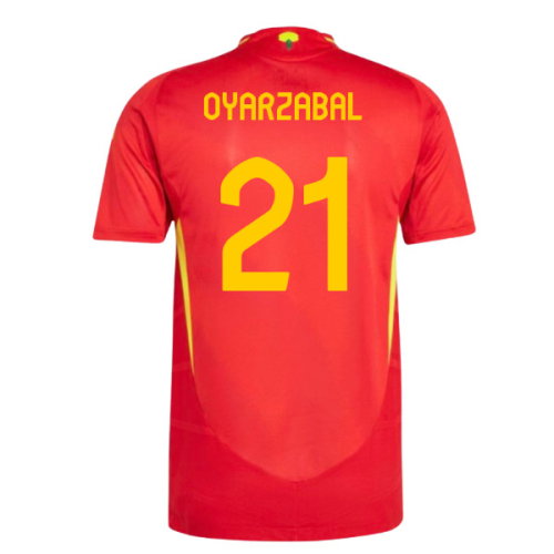 2024-2025 Spain Authentic Home Shirt (Oyarzabal 21)