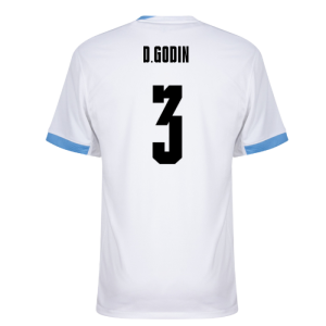2024-2025 Uruguay Away Shirt (D.Godin 3)