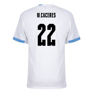 2024-2025 Uruguay Away Shirt (M.Caceres 22)