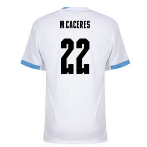 2024-2025 Uruguay Away Shirt (M.Caceres 22)